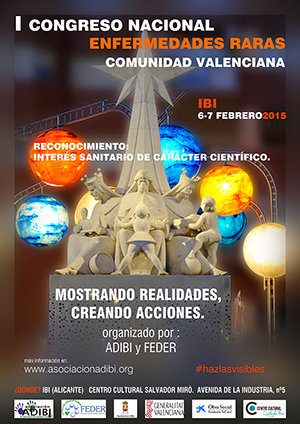 cartel  I Congreso Nacional Enfermedades Raras 0115